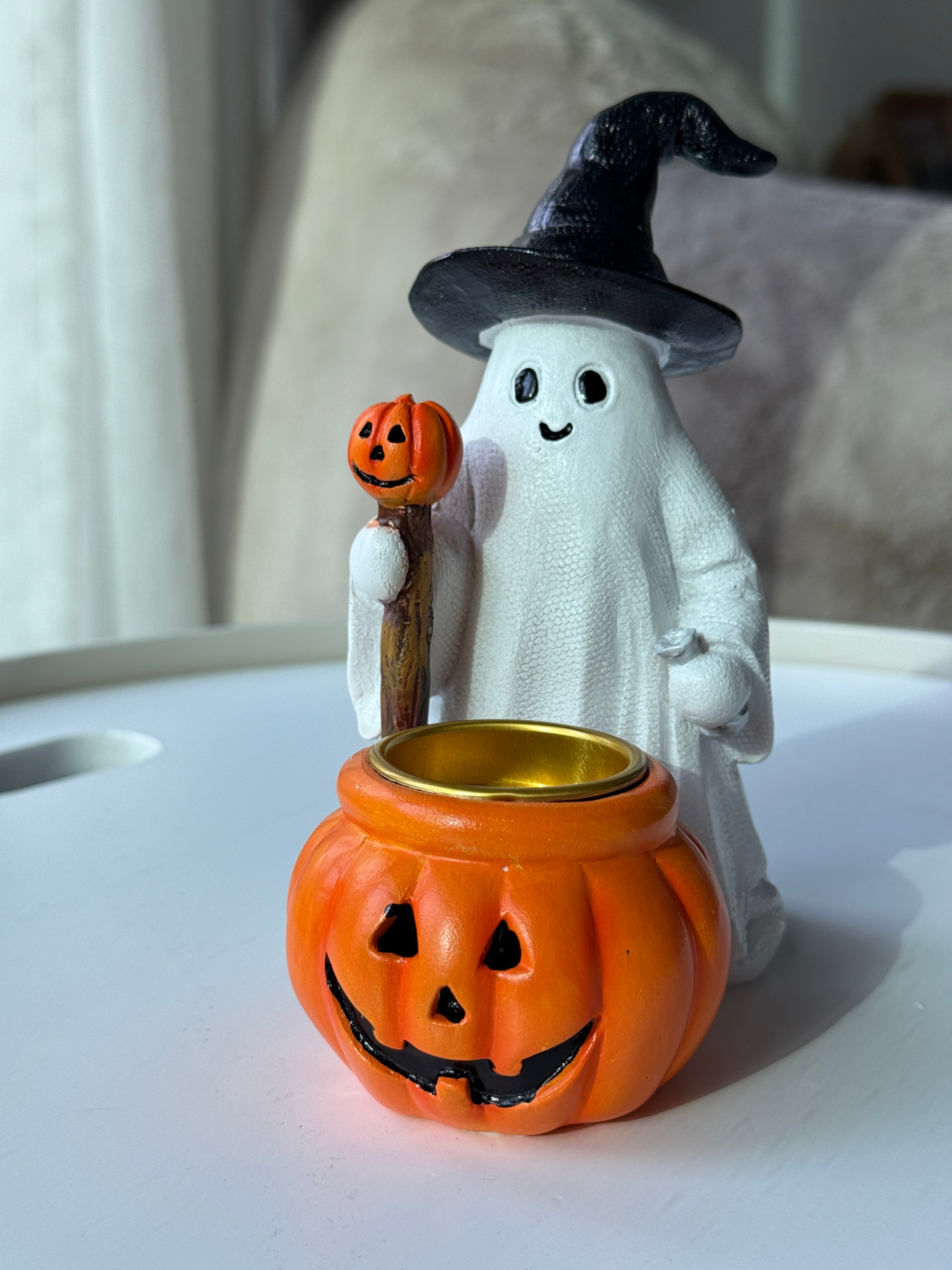 Ghostly Pumpkin Incense Burner 🎃👻