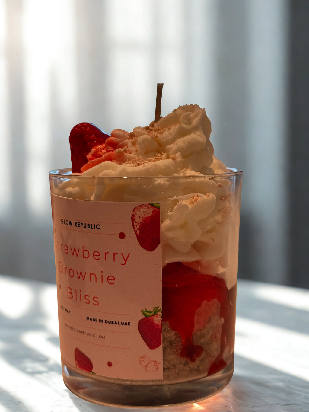 strawberry brownie bliss