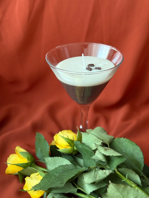 Espresso Martini Candle – Cocktail Glass Collection