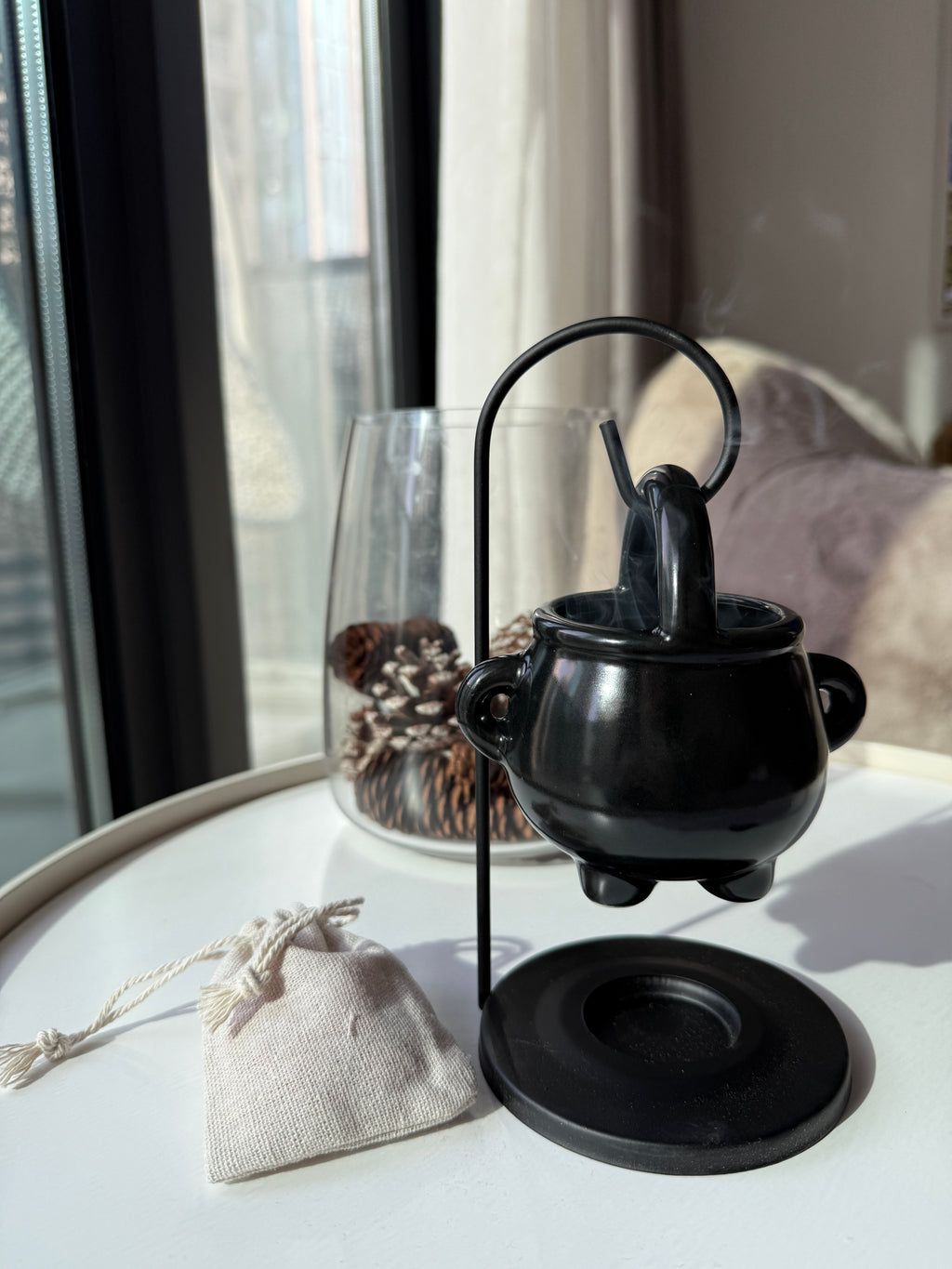 Mystic Cauldron Incense Burner