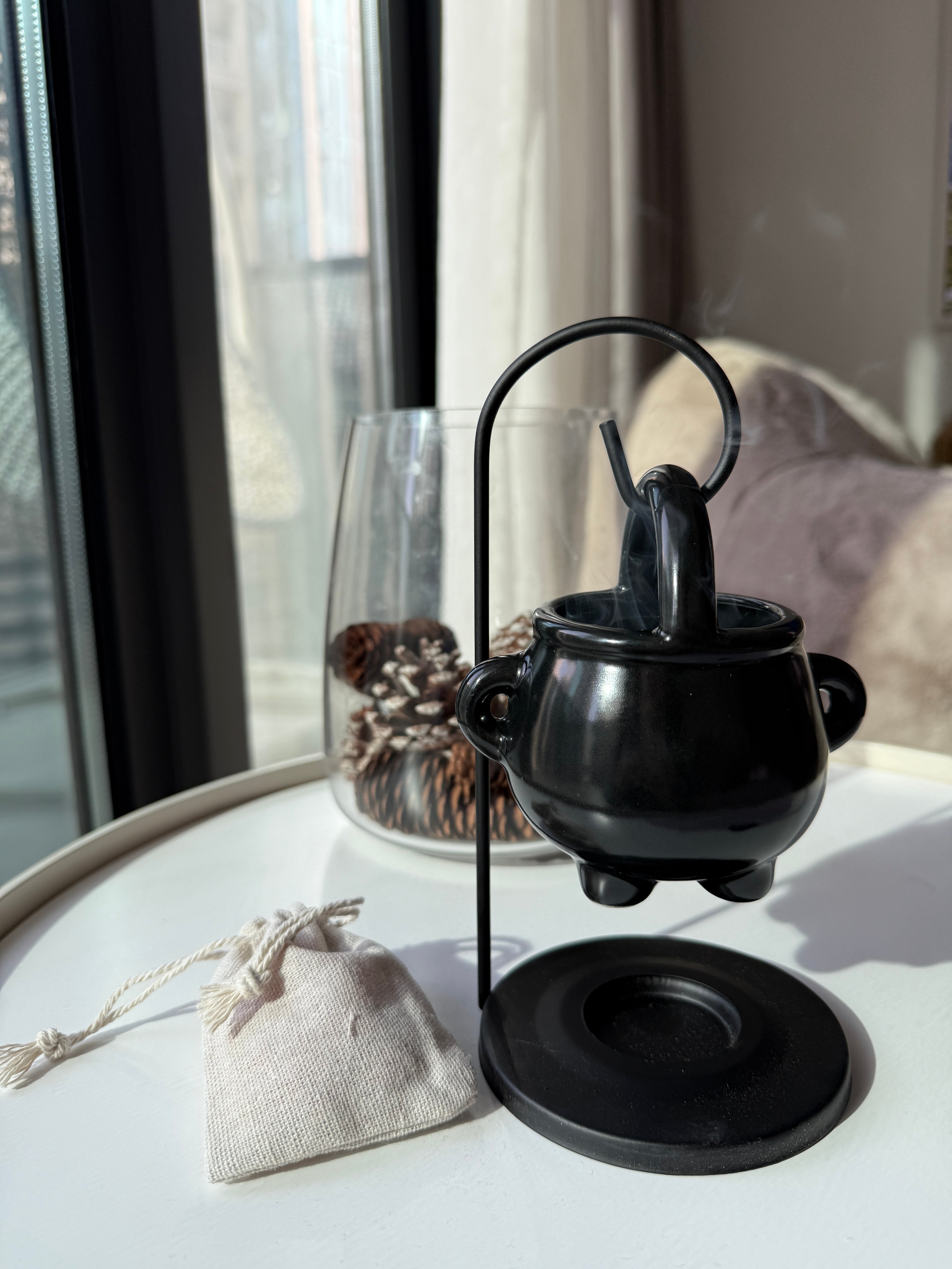 Mystic Cauldron Incense Burner