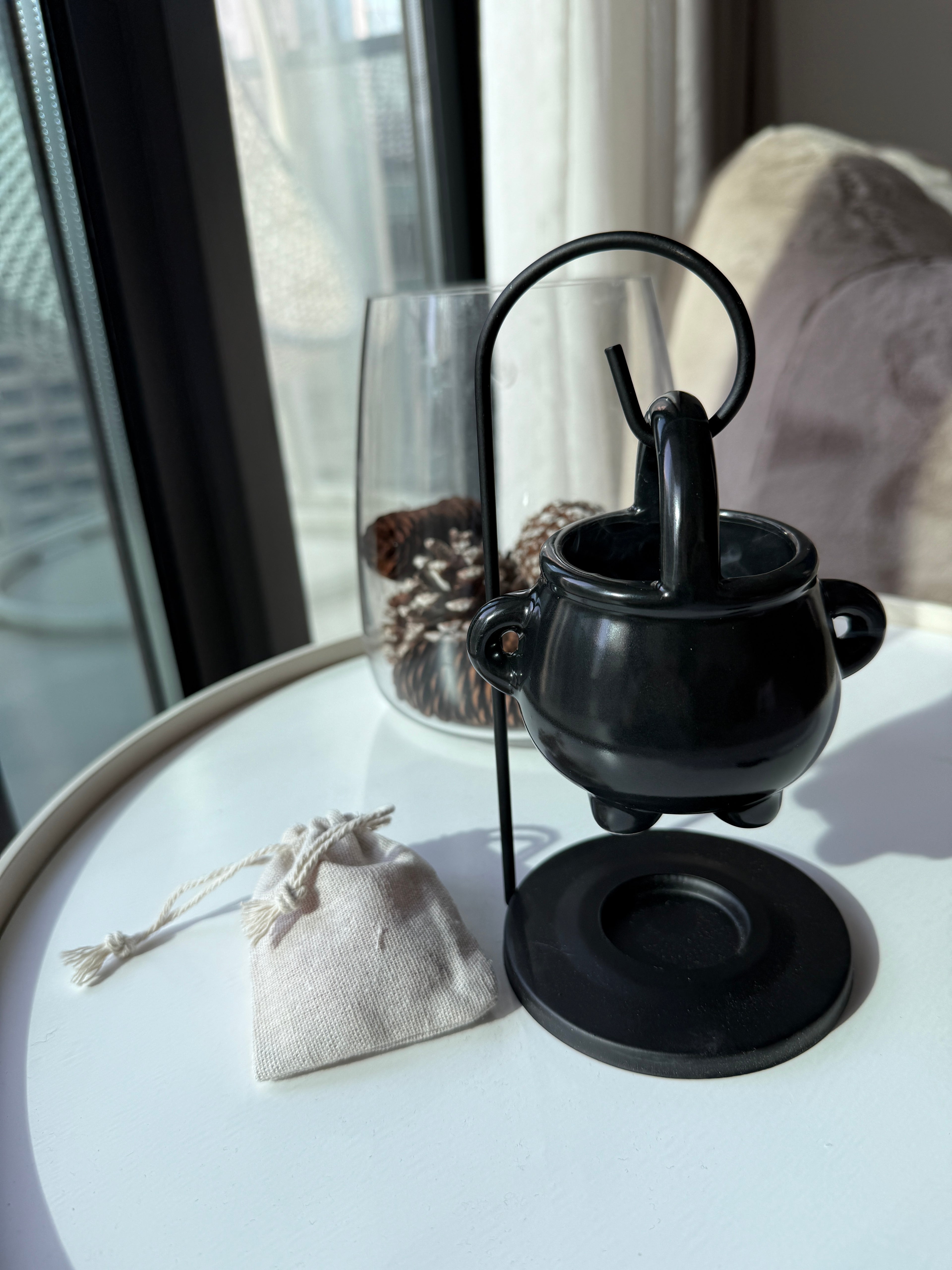Mystic Cauldron Incense Burner