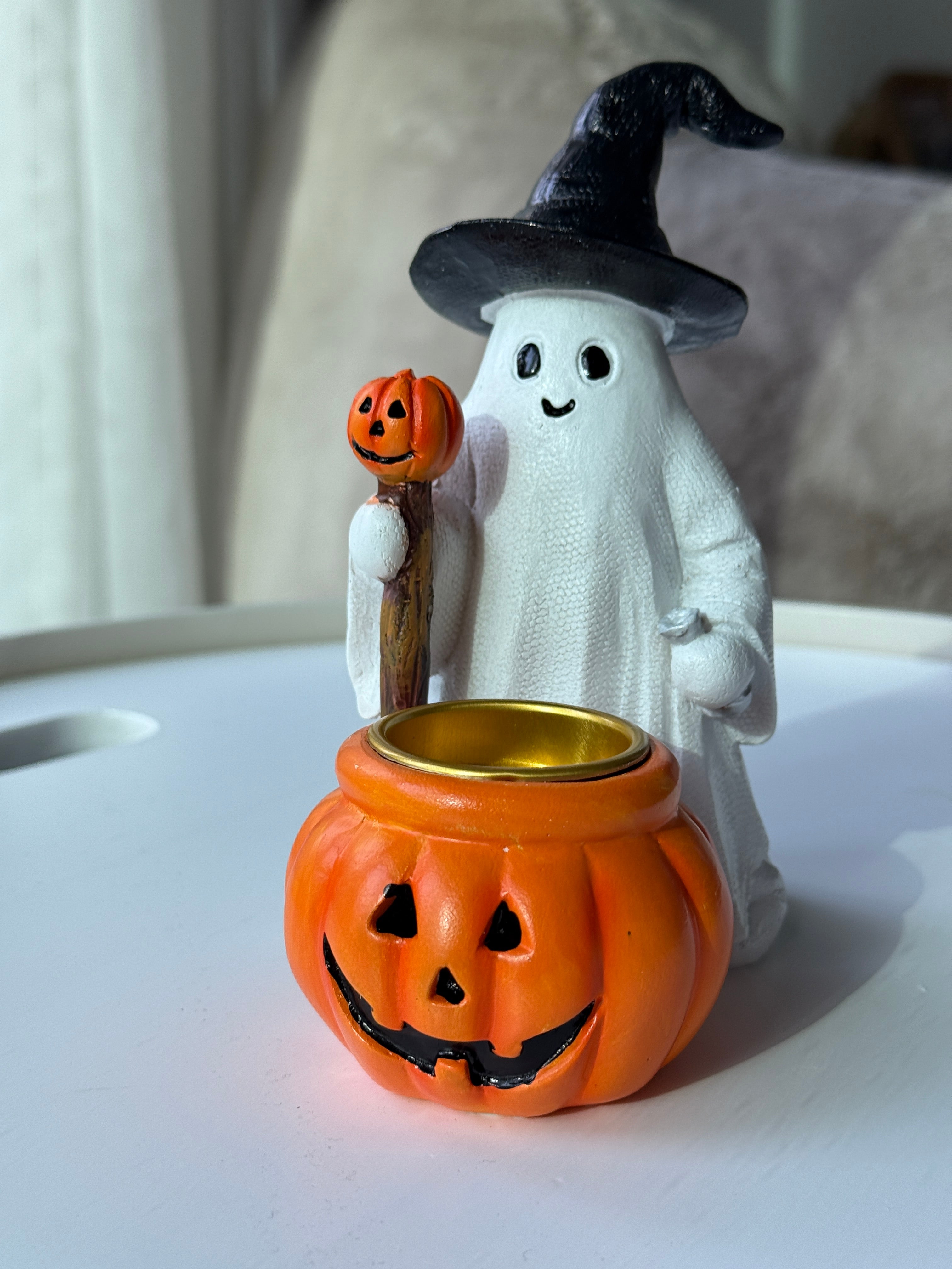 Ghostly Pumpkin Incense Burner 🎃👻