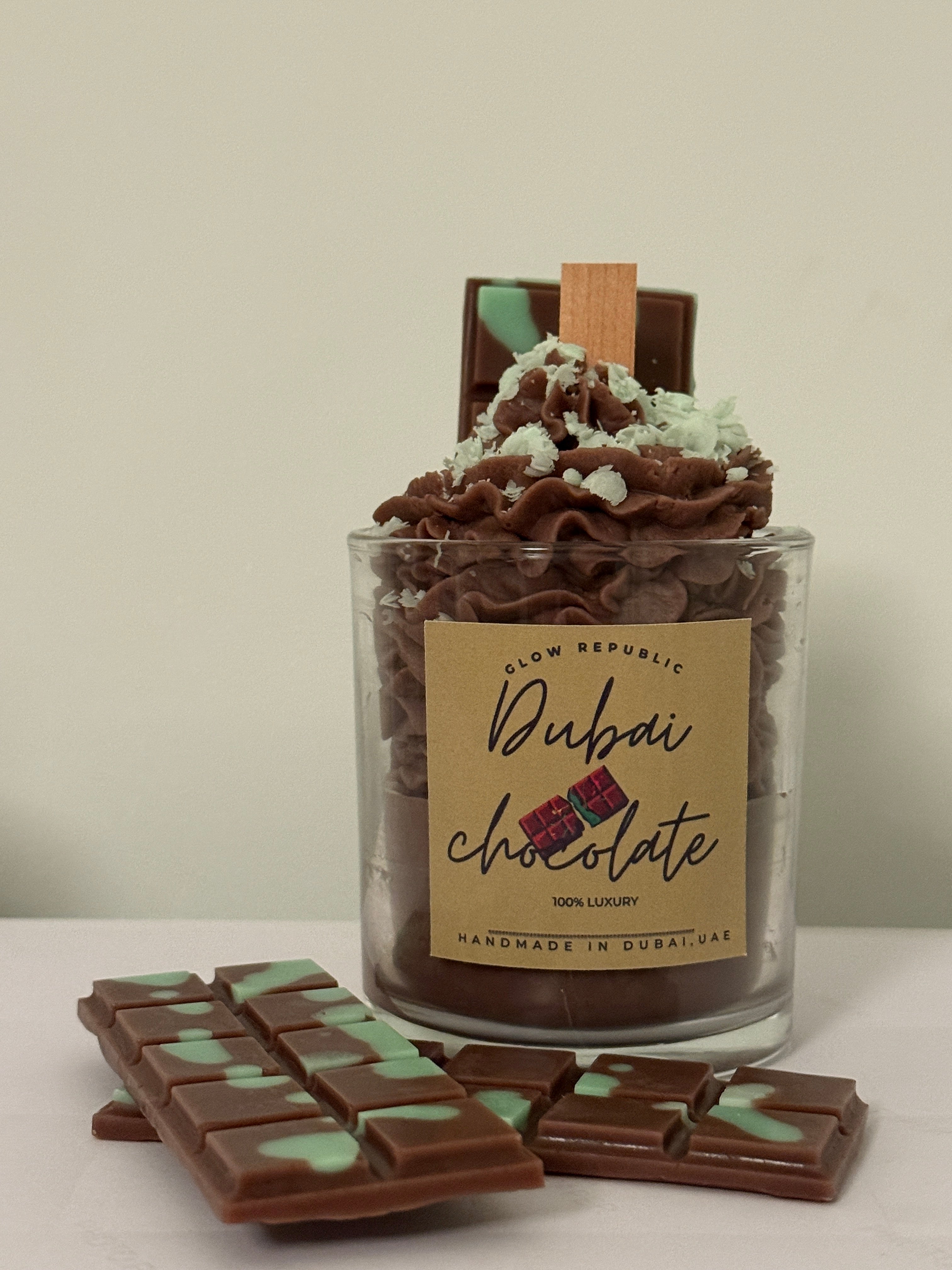 Dubai Chocolate Dream Candle
