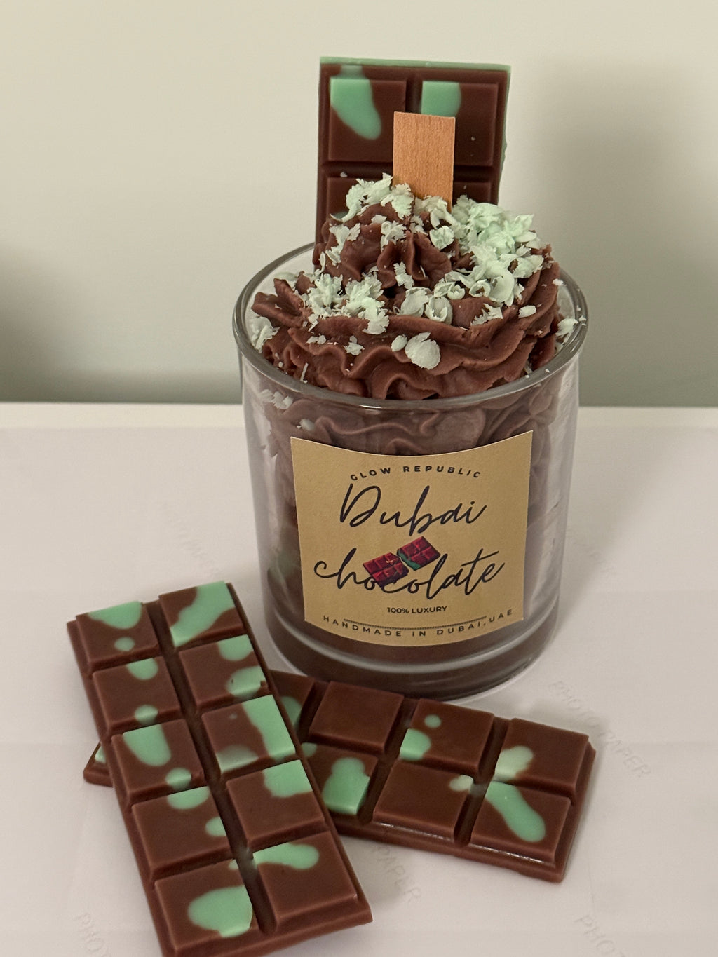 Dubai Chocolate Dream Candle