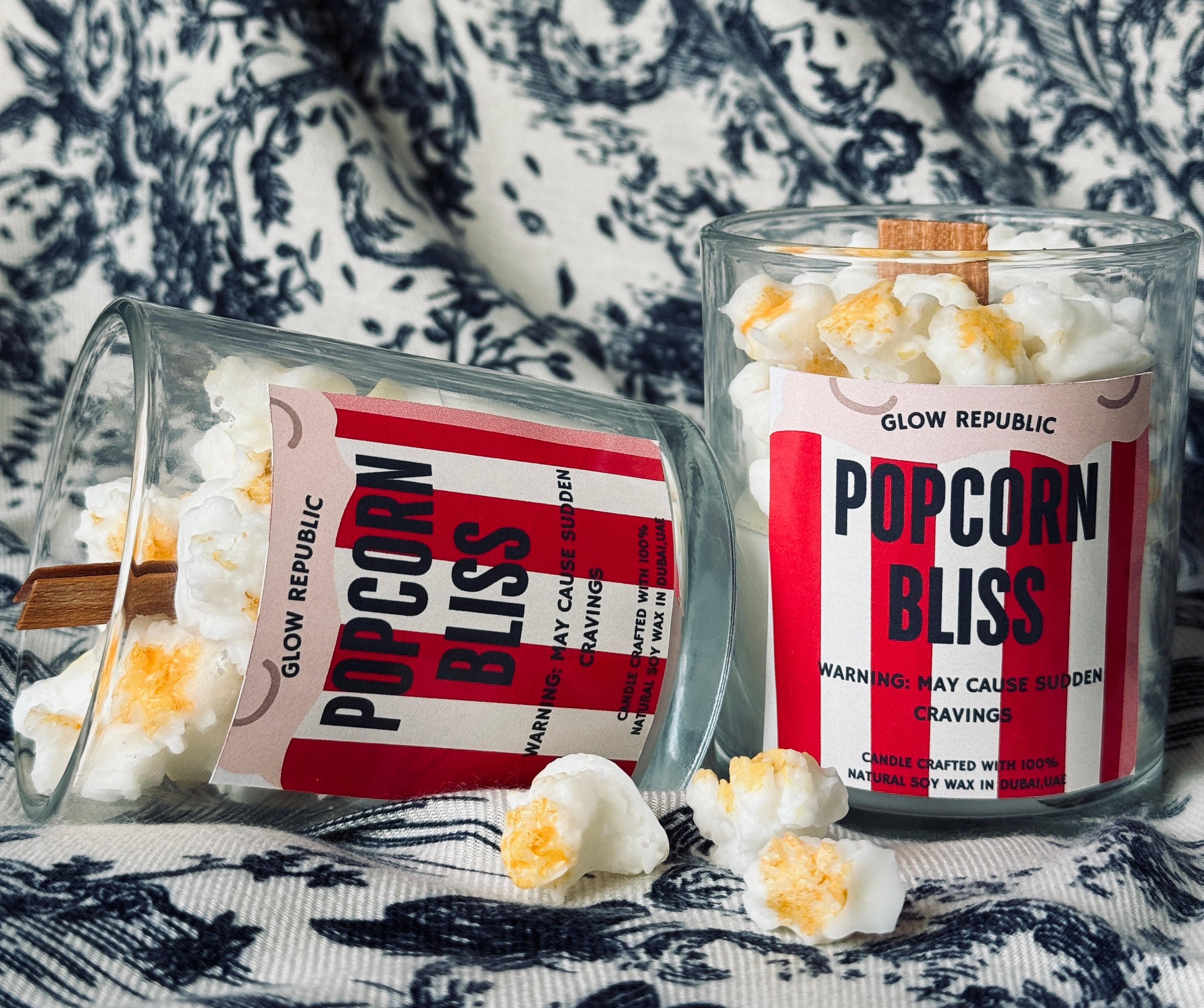 Popcorn Bliss Candle – Warm Buttery Popcorn Scent