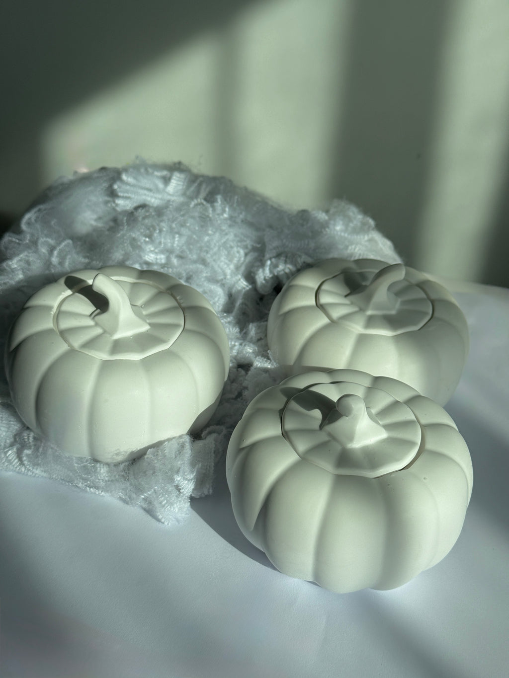 Pumpkin Harvest Candle – Handmade Non-Toxic Pumpkin Jar