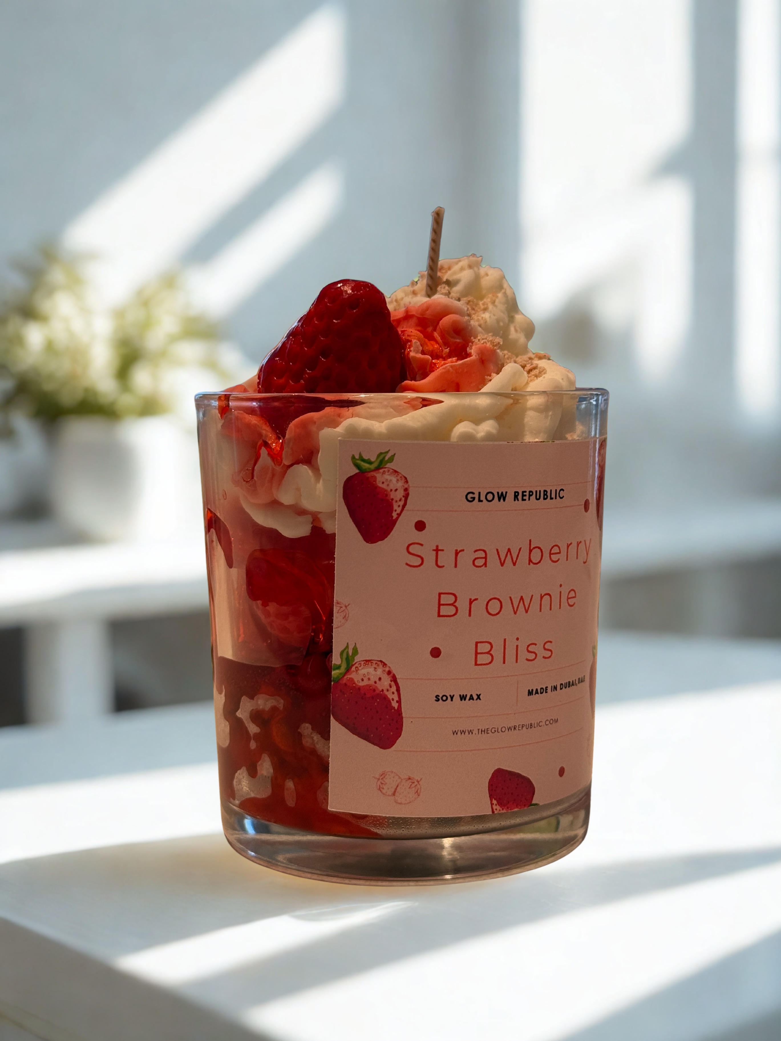 strawberry brownie bliss