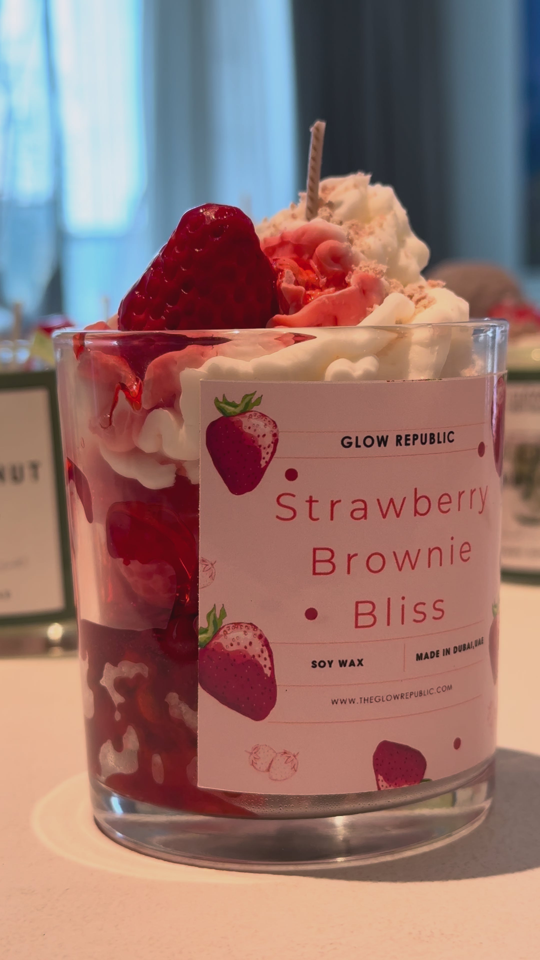 strawberry brownie bliss